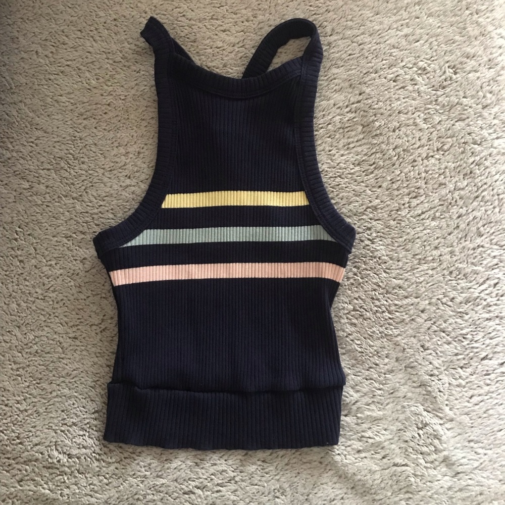 Stretchy PacSun razor back tank top